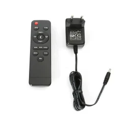 PLATINET S.A. Lampa podłogowa LED czarna ze sterowaniem manualnym i na pilota