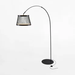 Lampy Podłogowe|Zumaline Lampa podłogowa LED czarna BALU z pilotem