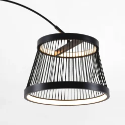 Lampy Podłogowe|Zumaline Lampa podłogowa LED czarna BALU z pilotem