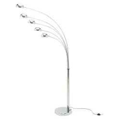 Zumaline Lampa podłogowa nowoczesna chrom ZODIAC