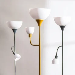 Lampy Podłogowe| Lampa podłogowa srebrna PESO