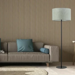 Lampy Podłogowe|TK Tomasz Krywult Lampa podłogowa szarozielona EARTH