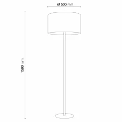 Lampy Podłogowe|TK Tomasz Krywult Lampa podłogowa szarozielona EARTH