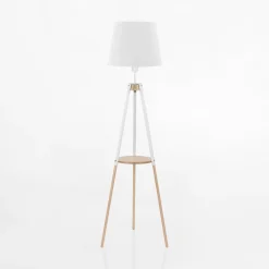 Lampy Podłogowe|TK Tomasz Krywult Lampa podłogowa z abażurem biała VAIO