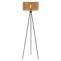 domiluce Lampa stojąca do salonu złota GALAXY