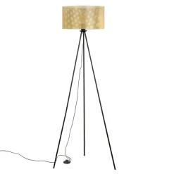 domiluce Lampa stojąca do salonu złota GALAXY