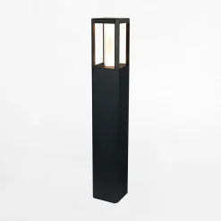 Zumaline Lampa stojąca outdoorowa LED IP65 czarna URBAN