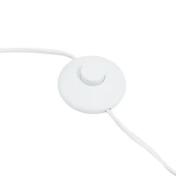 Zumaline Lampa stojąca trónóg abażur biały CARA