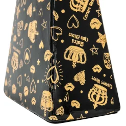 Lampy Stołowe| Lampa stołowa ceramiczna czarna 34,5 cm