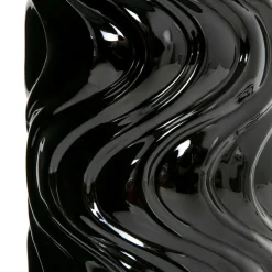 Lampy Stołowe| Lampa stołowa ceramiczna czarna 46,5 cm