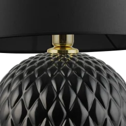 Lampy Stołowe|TK Tomasz Krywult Lampa stołowa czarna SANTANA