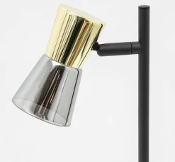 Lampy Stołowe|Zumaline Lampa stołowa czarno-złoty CENTO