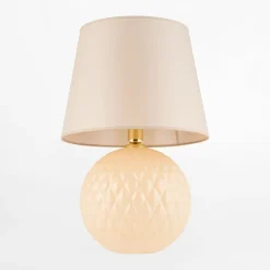 Lampy Stołowe|TK Tomasz Krywult Lampa stołowa ecru SANTANA