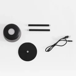 inny Lampa stołowa LED IP44 czarna POCO