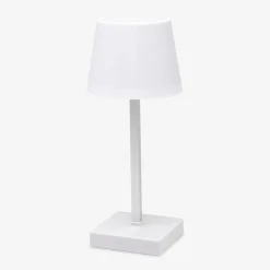 Lampy Stołowe|Zumaline Lampa stołowa LED na baterie 3AAA biała POLLI