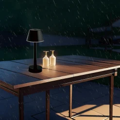 Lampy Stołowe|inny Lampa stołowa LED RGB IP44 czarna COLOR