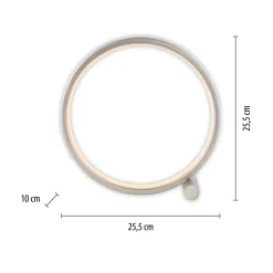 Paul Neuhaus Lampa stołowa LED srebrny MINI RITUS