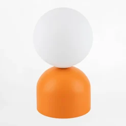 TK Tomasz Krywult Lampa stołowa pomarańczowa podstawa MIKI