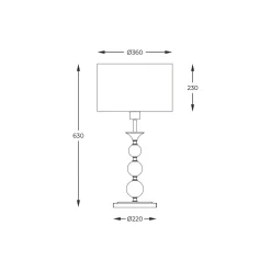 Zumaline Lampa stołowa REA II 1