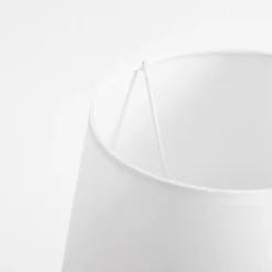 Zumaline Lampa stołowa z abażurem czarn-biała 31,5 cm