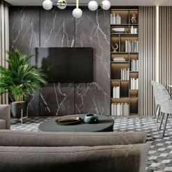 Wszystkie Lampy Sufitowe|Luminex Lampa sufitowa 5 kloszy kule czarno-złota SATELIT V