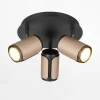 Wszystkie Lampy Sufitowe|inny Lampa sufitowa 3 reflektory kawowa czarna GILLAN