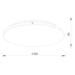 Zumaline Lampa sufitowa BELLIS LED 12080021