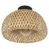 Wszystkie Lampy Sufitowe|Zumaline Lampa sufitowa boho bambus JUNO 30 cm