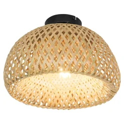 Wszystkie Lampy Sufitowe|Zumaline Lampa sufitowa boho bambus JUNO 30 cm
