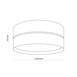 Wszystkie Lampy Sufitowe|TK Tomasz Krywult Lampa sufitowa boho z abażurem NICOL