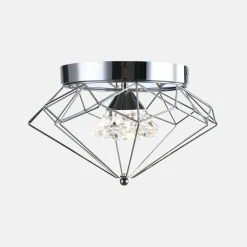 Wszystkie Lampy Sufitowe|Zumaline Lampa sufitowa chrom AMY