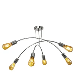 domiluce Lampa sufitowa chrom KORTE 6