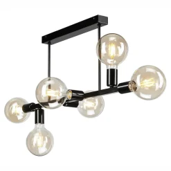 Lampa sufitowa czarna ASTRID VI