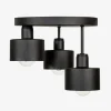 Wszystkie Lampy Sufitowe|domiluce Lampa sufitowa czarna BARI 3