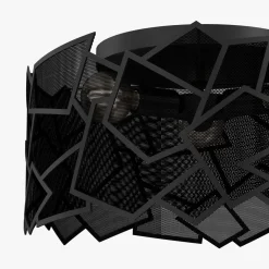 Luminex Lampa sufitowa czarna CAMO III