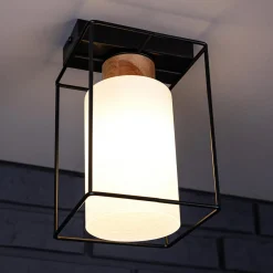 Spot - Light Lampa sufitowa czarno-biała GRETTER