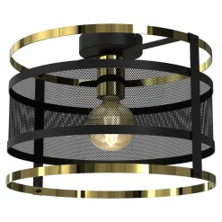 Wszystkie Lampy Sufitowe|Luminex Lampa sufitowa czarno-złota RIM
