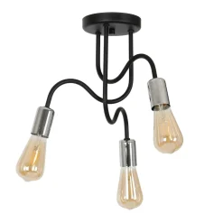 Luminex Lampa sufitowa DOW 8071 czarna