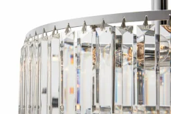 Żyrandole|Lampy Wiszące|Zumaline Lampa sufitowa glamour chrom AMEDEO 50 cm