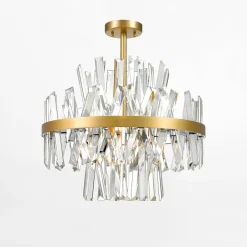 Zumaline Lampa sufitowa glamour złota CONSTANTINOPLE 50 cm