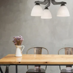 Wszystkie Lampy Sufitowe|inny Lampa sufitowa grafitowo-biała ADRIANO 3