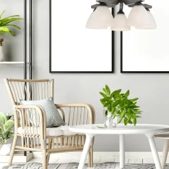 inny Lampa sufitowa grafitowo-biała ADRIANO 5