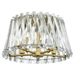 Zumaline Lampa sufitowa kryształ złota MIRABELL