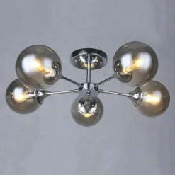 Wszystkie Lampy Sufitowe|Krislamp Lampa sufitowa kule chrom FRIDA 5