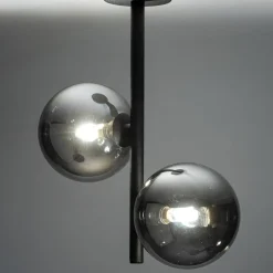 TK Tomasz Krywult Lampa sufitowa kule czarna ESTERA II