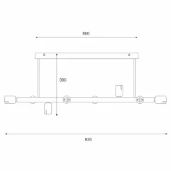 Wszystkie Lampy Sufitowe| Lampa sufitowa kule czarna ASTRID VIII