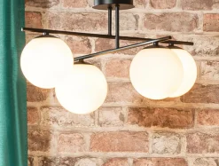 Wszystkie Lampy Sufitowe|domiluce Lampa sufitowa kule 4-punktowa czarna AURORA