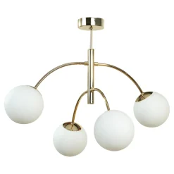 domiluce Lampa sufitowa kule złota białe VOLTA 4