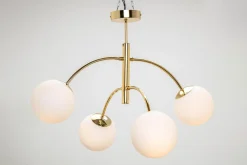 domiluce Lampa sufitowa kule złota białe VOLTA 4