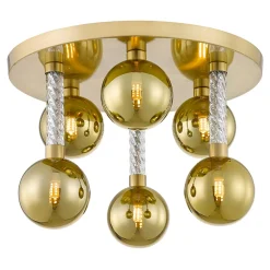 Wszystkie Lampy Sufitowe|Zumaline Lampa sufitowa kule złota MIDA